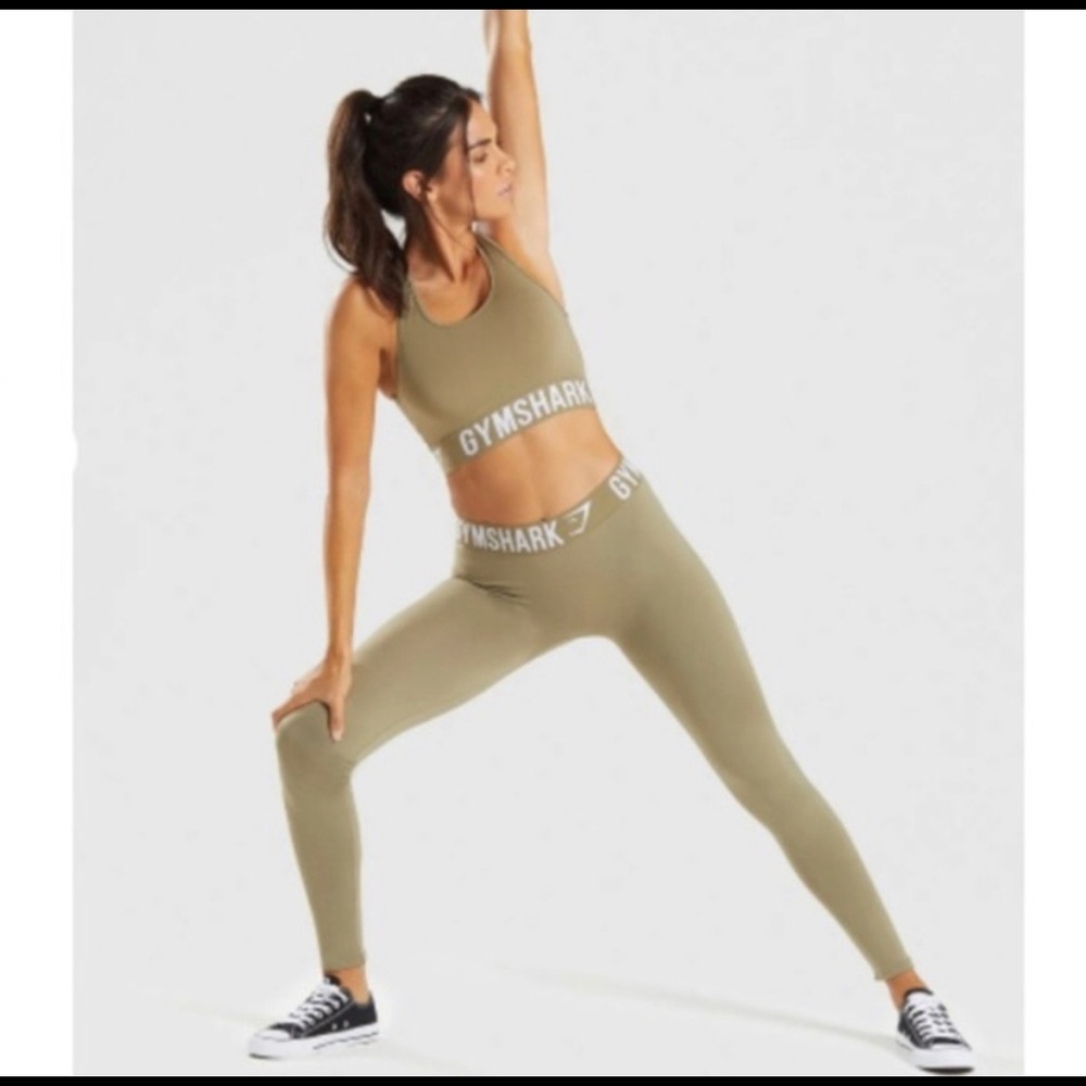 Gymshark Fit leggings washed khaki